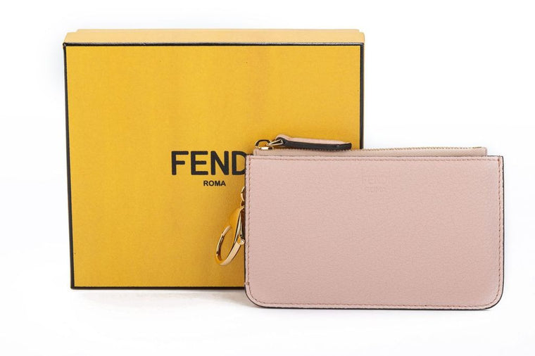Fendi Card Case Powder Pink Gold