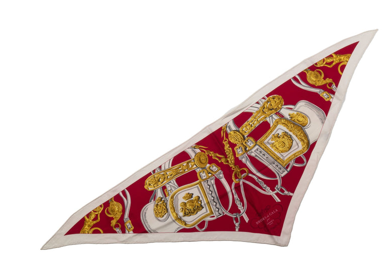 Hermes Triangle Brides de Gala Scarf
