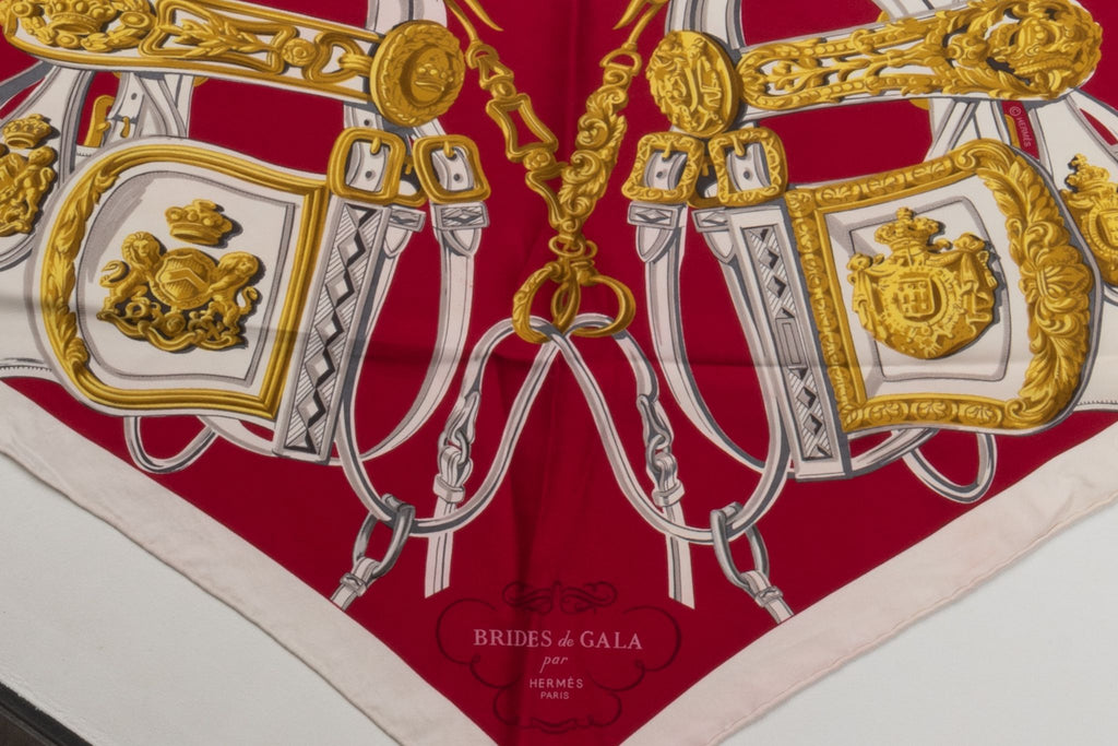 Hermes Triangle Brides de Gala Scarf
