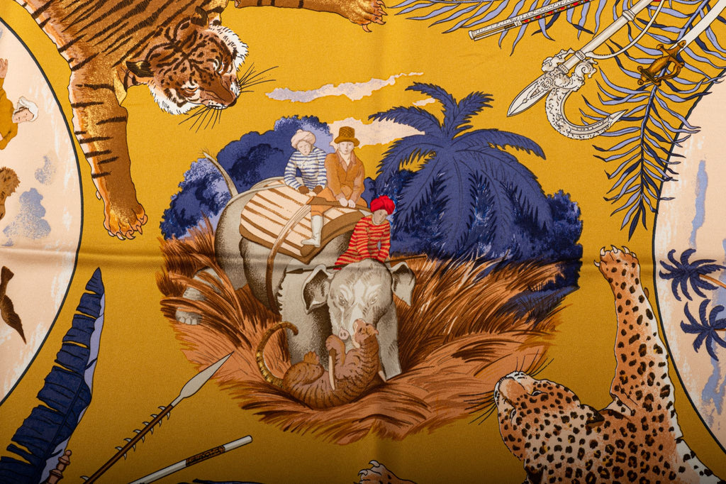 Hermès Chasses exotiques by Dallet Scarf