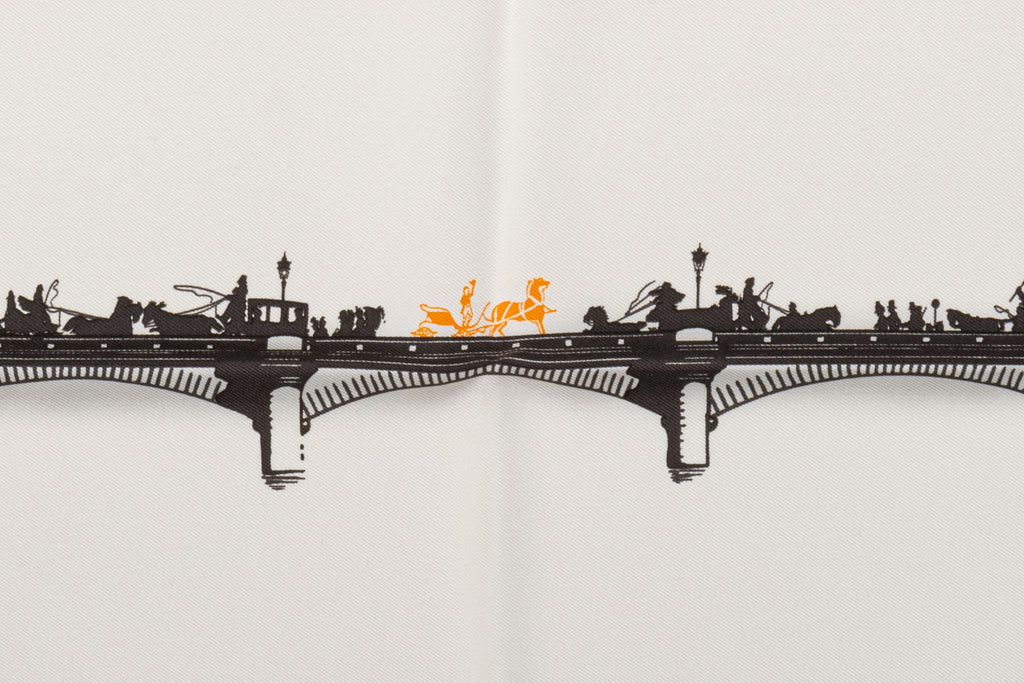 Hermès Le Ponts De Paris Silk Gavroche