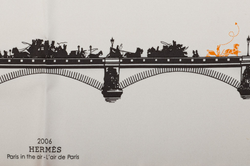 Hermès Le Ponts De Paris Silk Gavroche