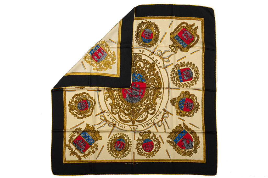 Hermes Preloved Les Armes De Paris Scarf