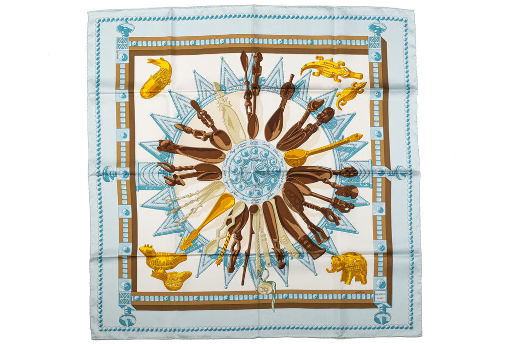 Hermès Cuillers d'Afrique Scarf Latham