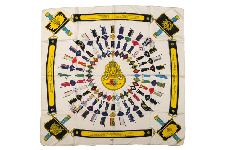 Hermès La Nouvelle Armee Francaise Scarf