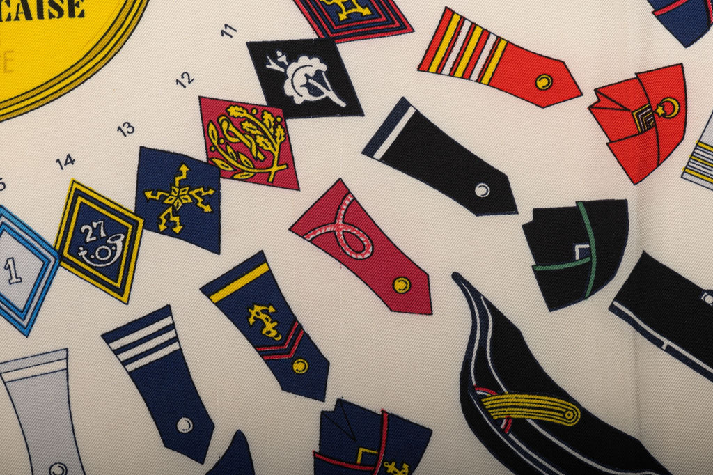 Hermès La Nouvelle Armee Francaise Scarf
