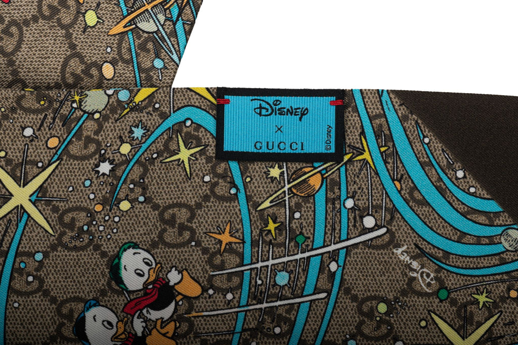 Gucci X Disney Silk Monogram Ascot