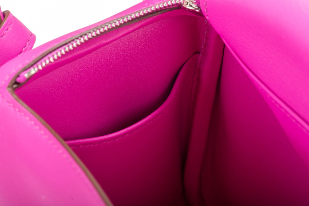 Hermes Mini Lindy Magnolia Swift BNIB