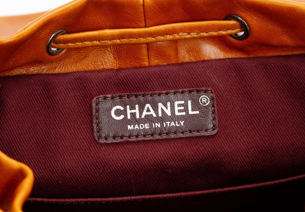 Chanel New Shearling Brown Backpack