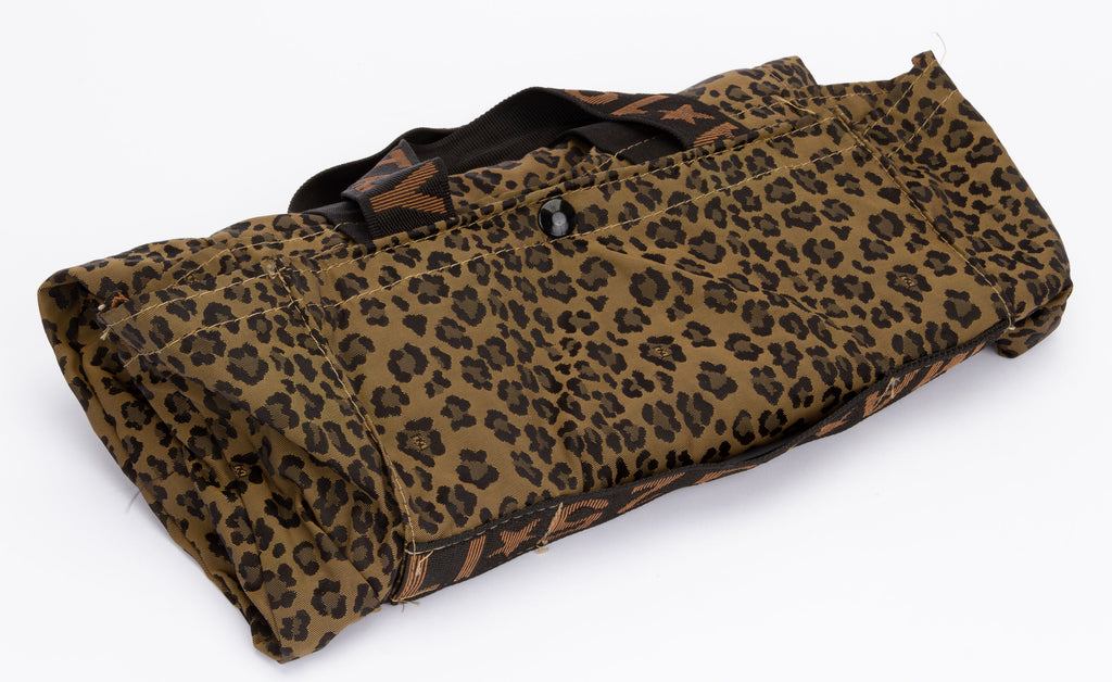 Fendi 1925 Cheetah Foldable ShoppingCart