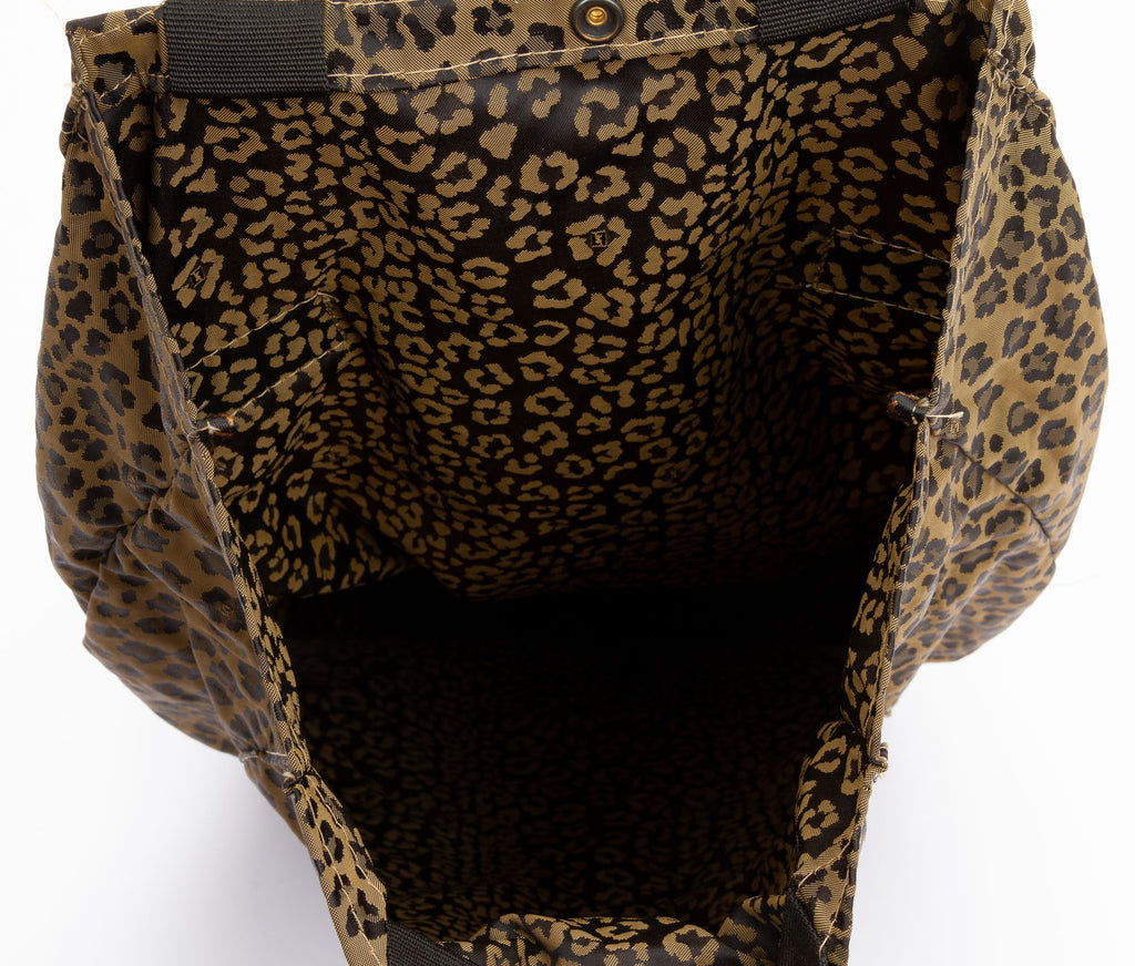 Fendi 1925 Cheetah Foldable ShoppingCart