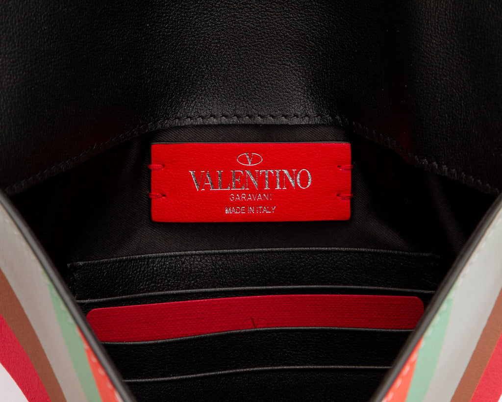 Valentino NIB Rock Stud Wristlet Clutch