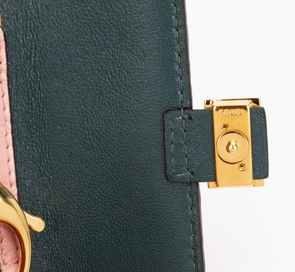 Fendi Nano Baguette Charm Pink Cayman