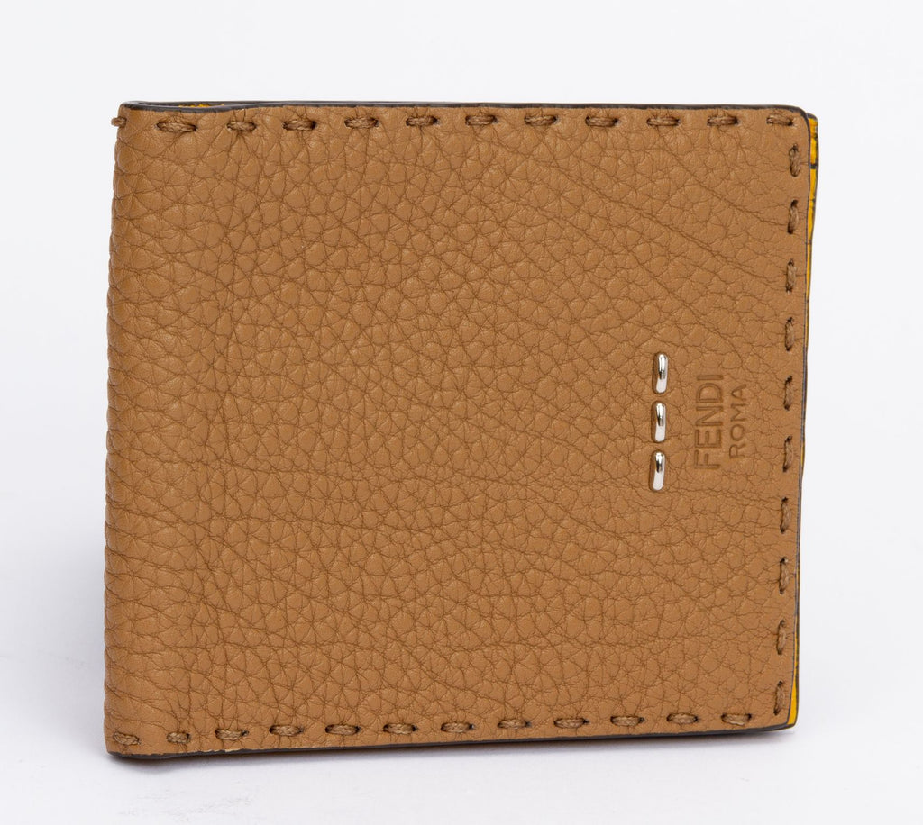 Fendi Bifold Wallet Brown/Yellow