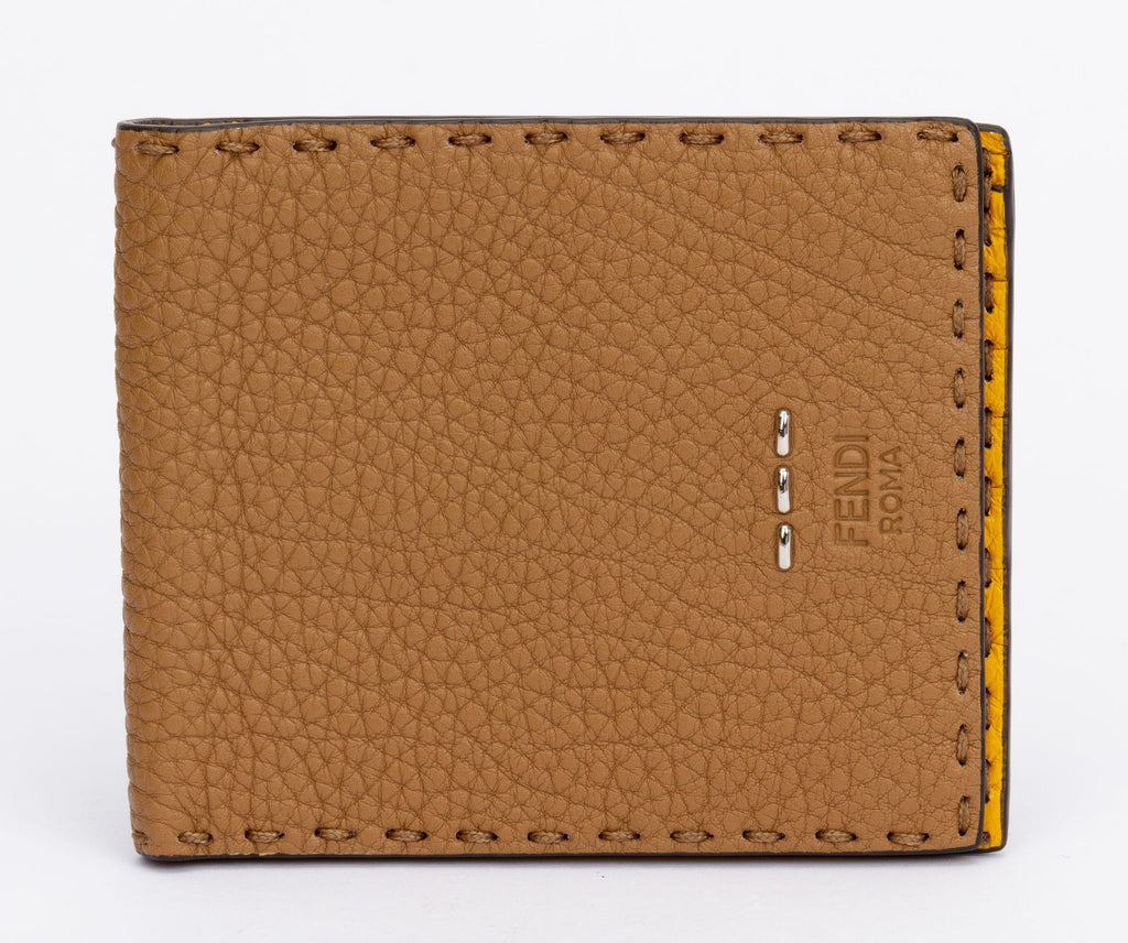 Fendi Bifold Wallet Brown/Yellow
