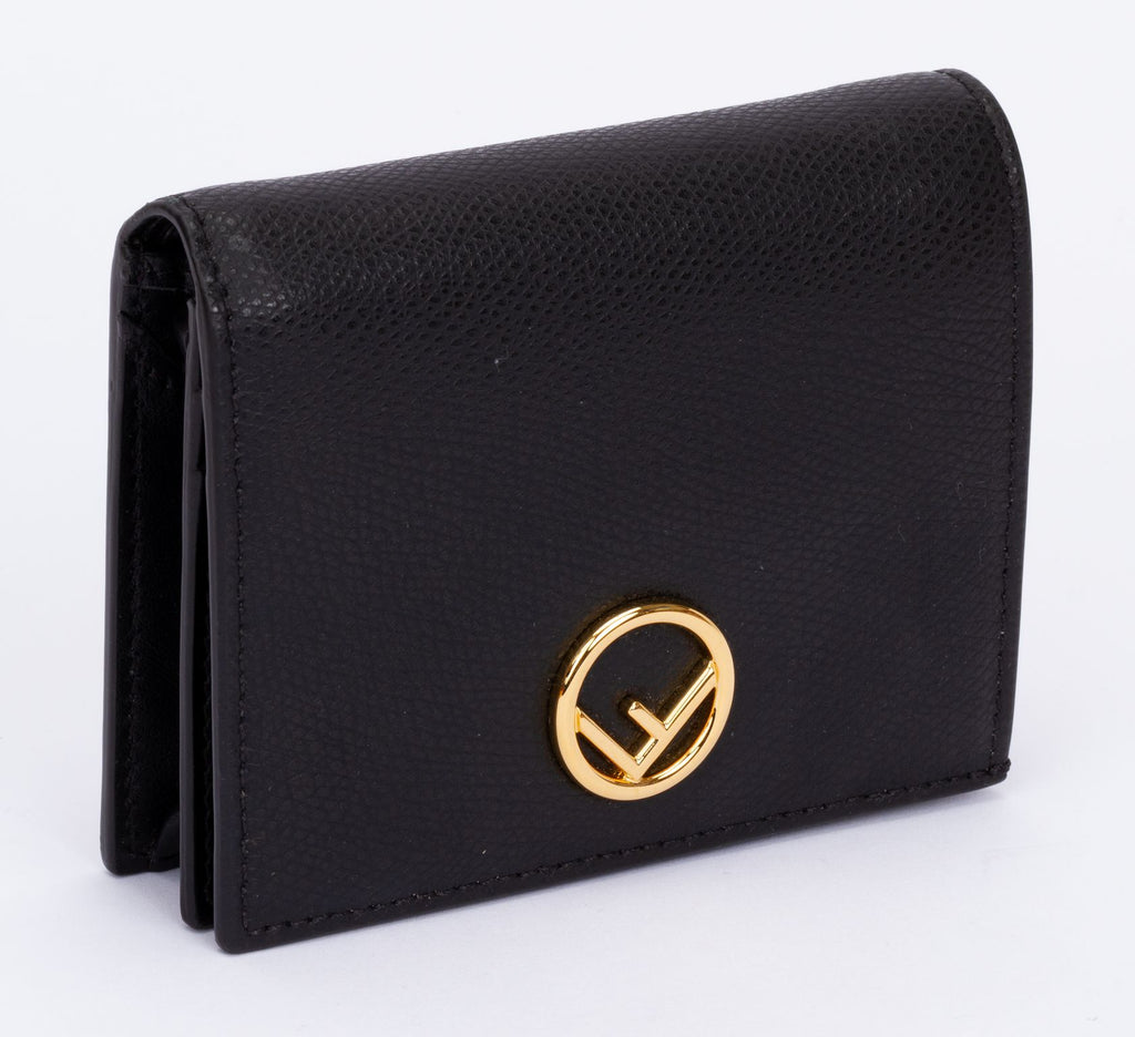 Fendi BNIB Togo Wallet Black