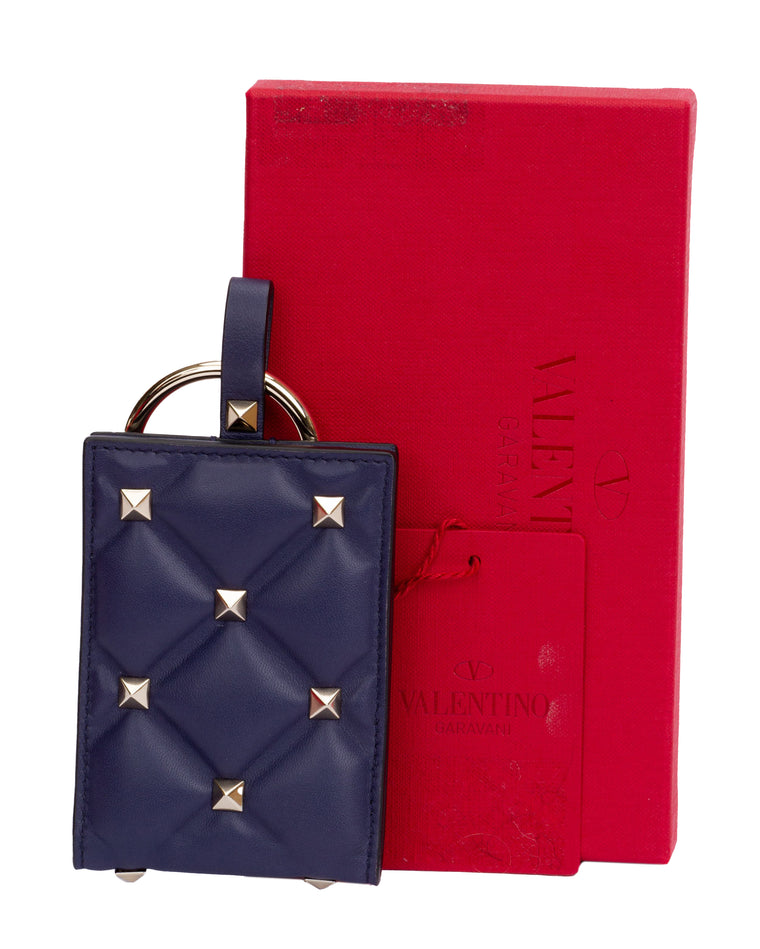 Valentino Navy Keyring-Wallet
