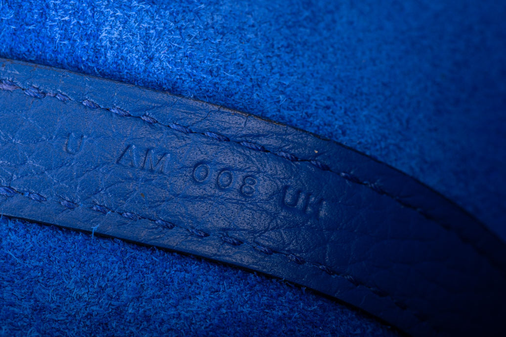 Hermès BNIB Bleu Royal Gold 18 Picotin