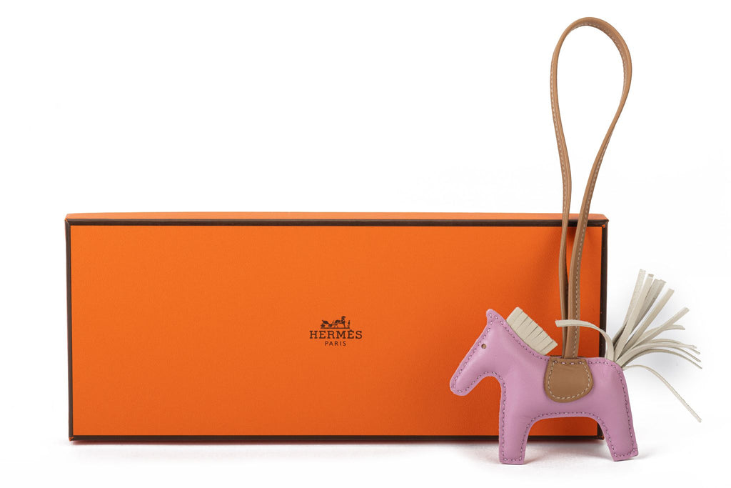 Hermès NIB Roddeo Sm Mauve Sesame