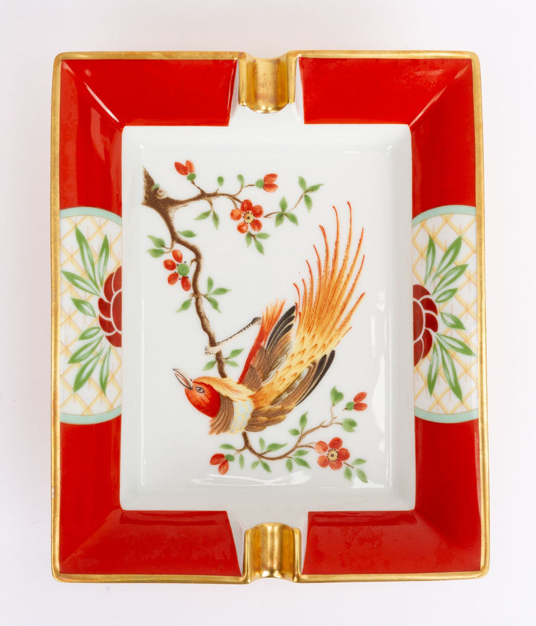 Hermès Vintage Ashtray Exotic Bird