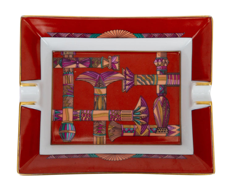 Hermès Vintage Ashtray Red