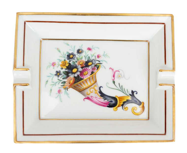 Hermès Vintage Ashtray Cornucopia Flower