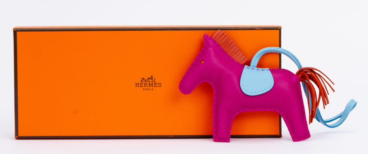Hermès Rose Pourpre Rodeo Charm MM