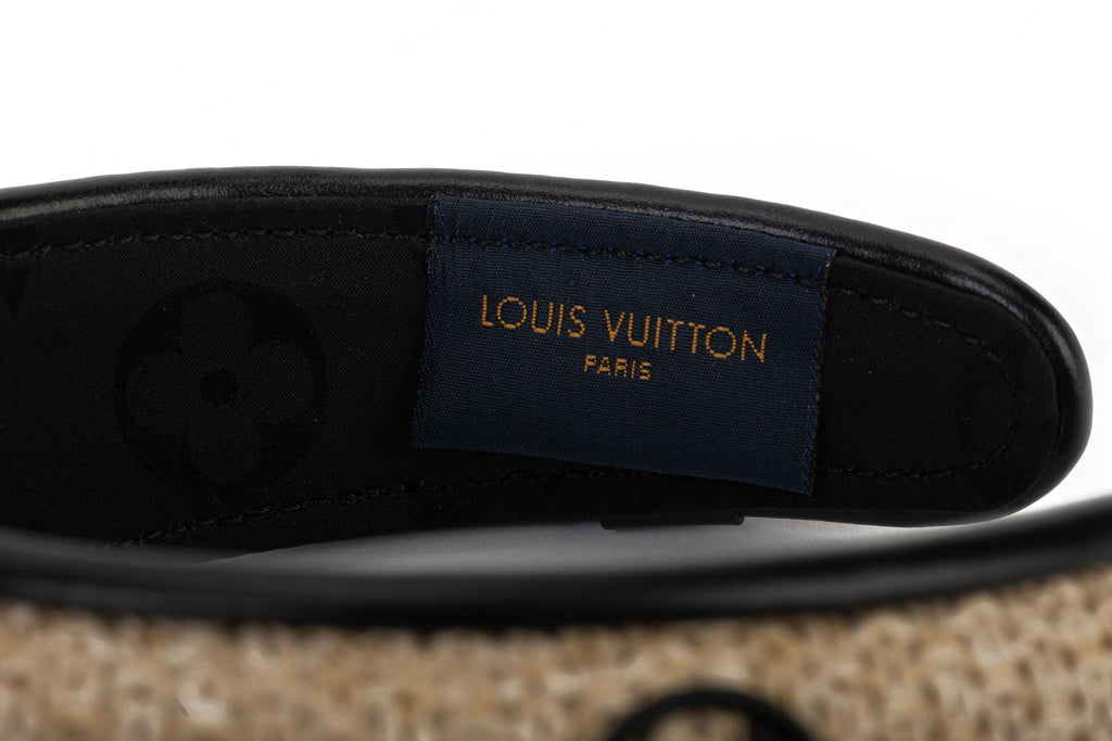 Vuitton BNIB Black Raffia Headband