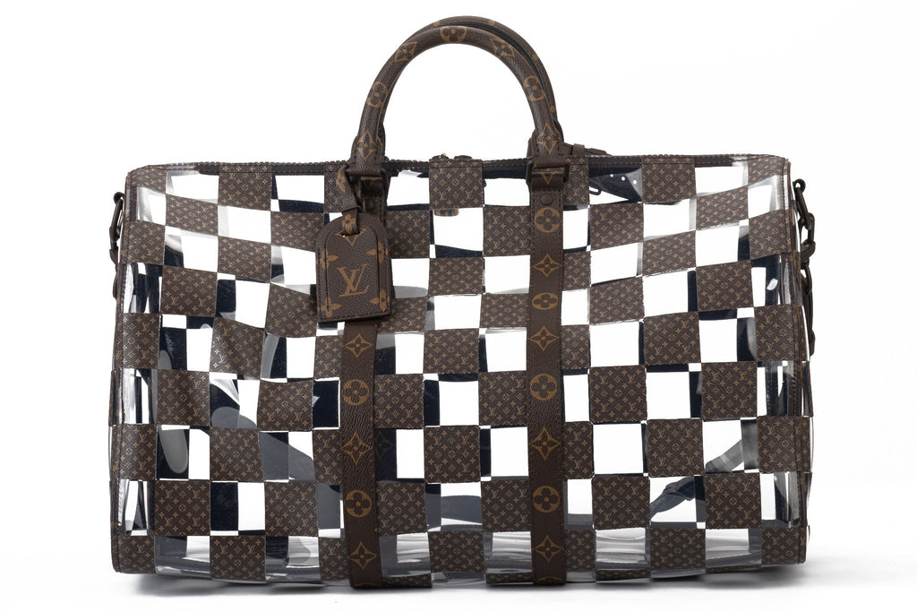 Vuitton BNIB Monogram Chess Keepall 50