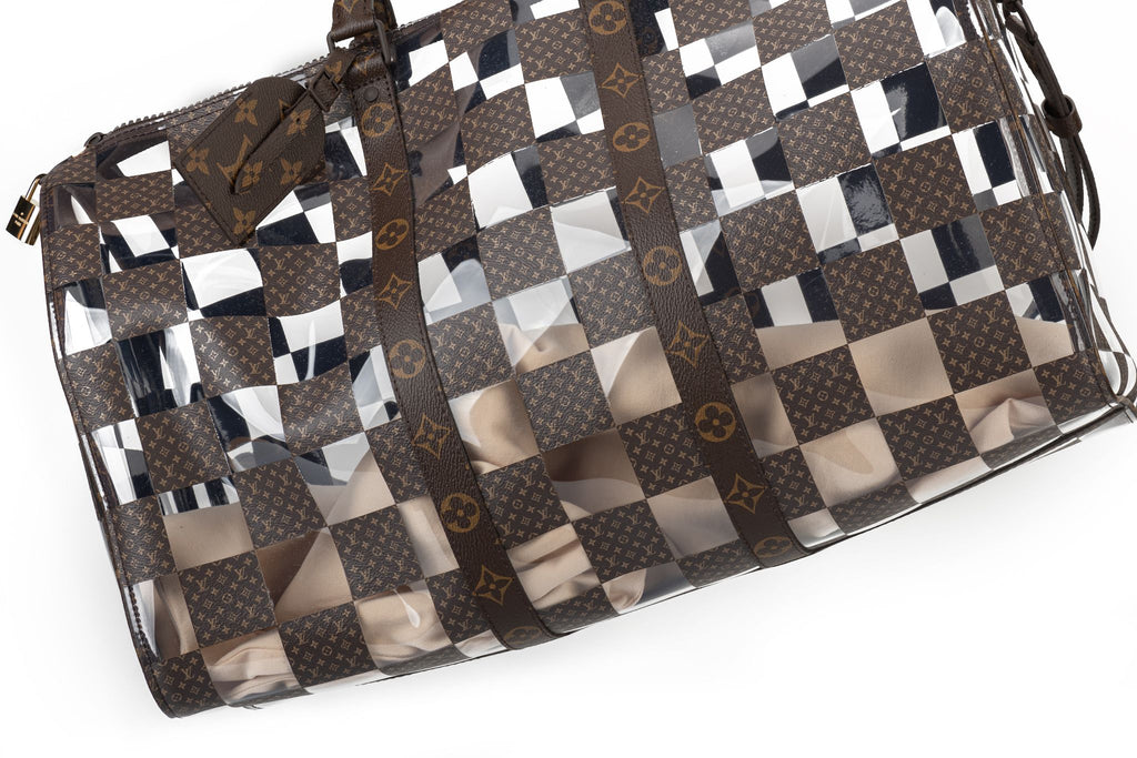 Vuitton BNIB Monogram Chess Keepall 50