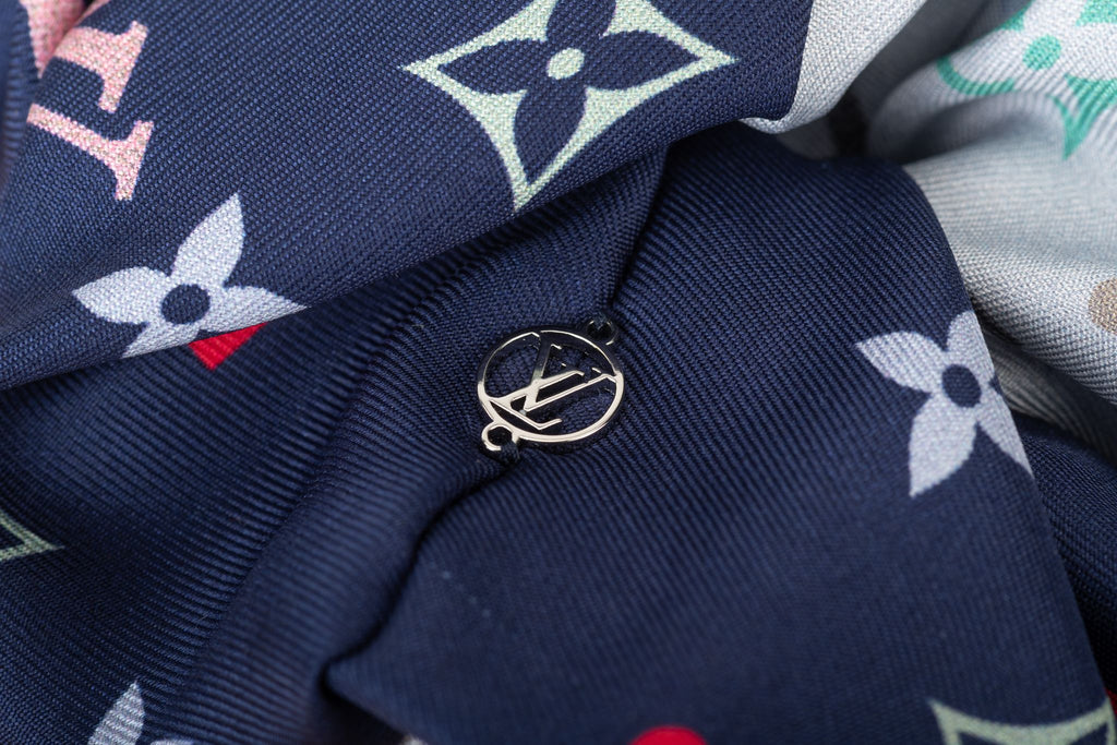 Vuitton BNIB LG Silk Bicolor Scrunchie