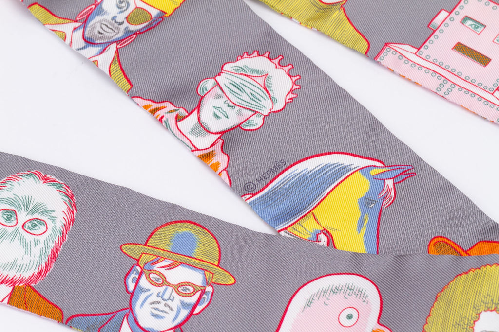 Hermès BN Grey Dresscode Edition Twilly