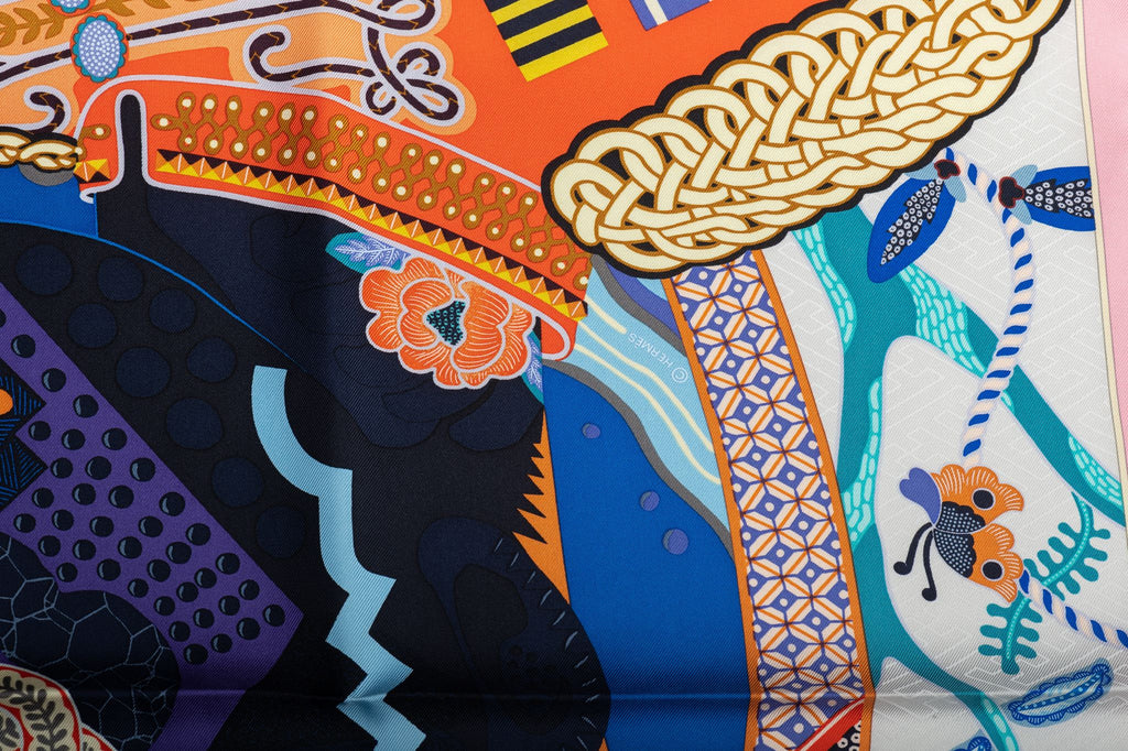 Hermès BNIB Multicolor Silk Scarf