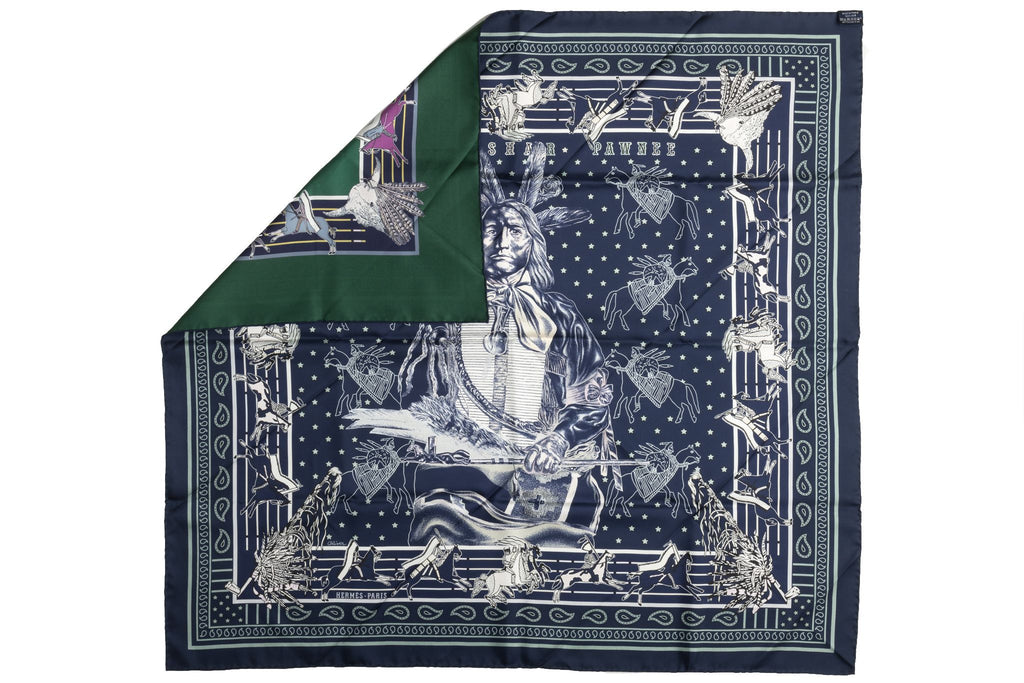 Hermès Lim. Ed. Pawnee Bandana Scarf