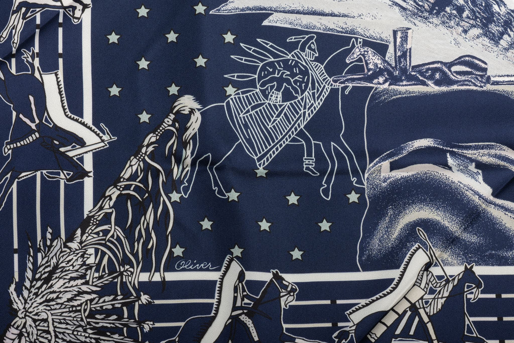 Hermès Lim. Ed. Pawnee Bandana Scarf