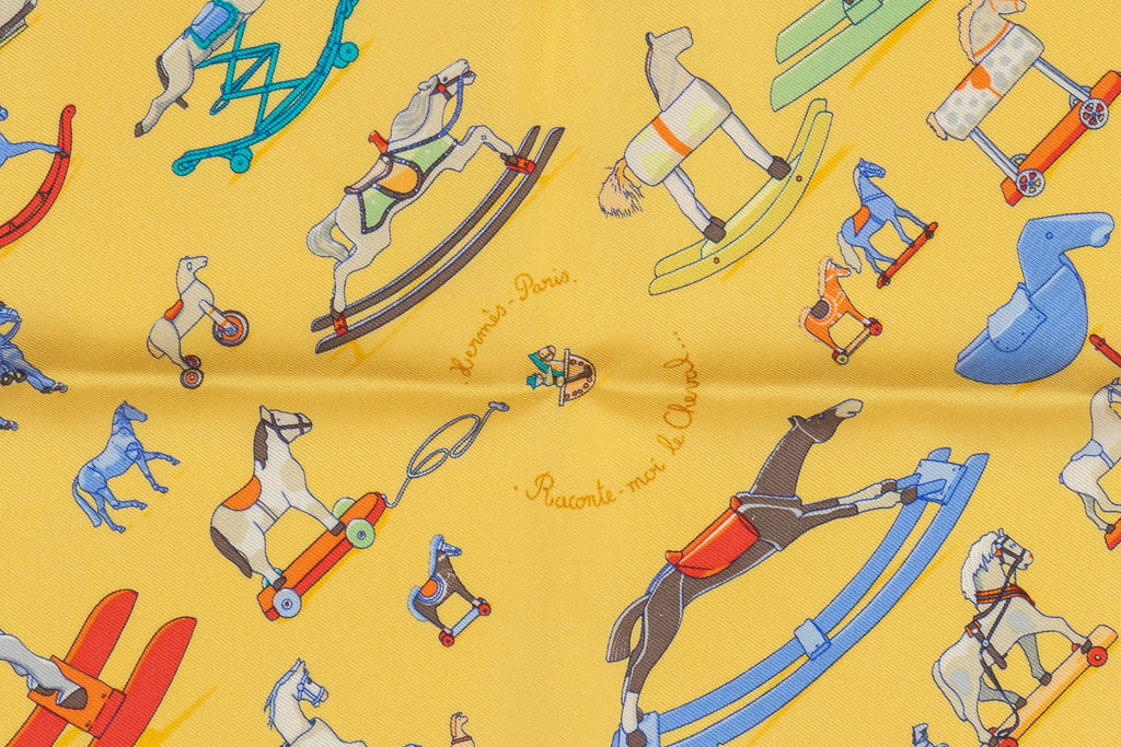 Hermès NIB Raconte Moi Le Cheval Scarf