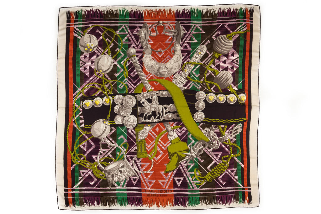 Hermès Lujo Criollo Cashmere Shawl