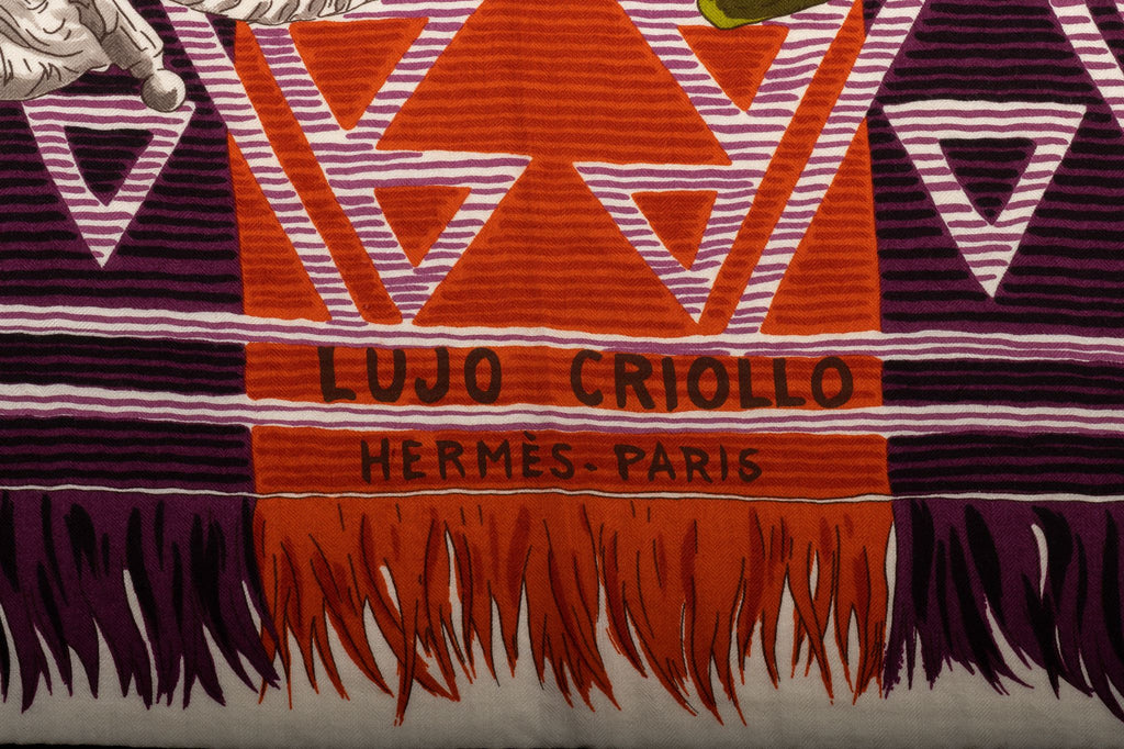 Hermès Lujo Criollo Cashmere Shawl