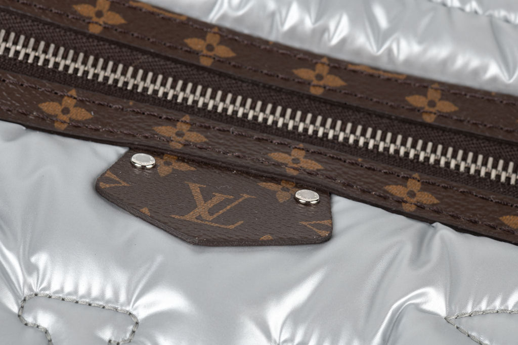 Vuitton NIB Silver Pillow Bumbag LOGO