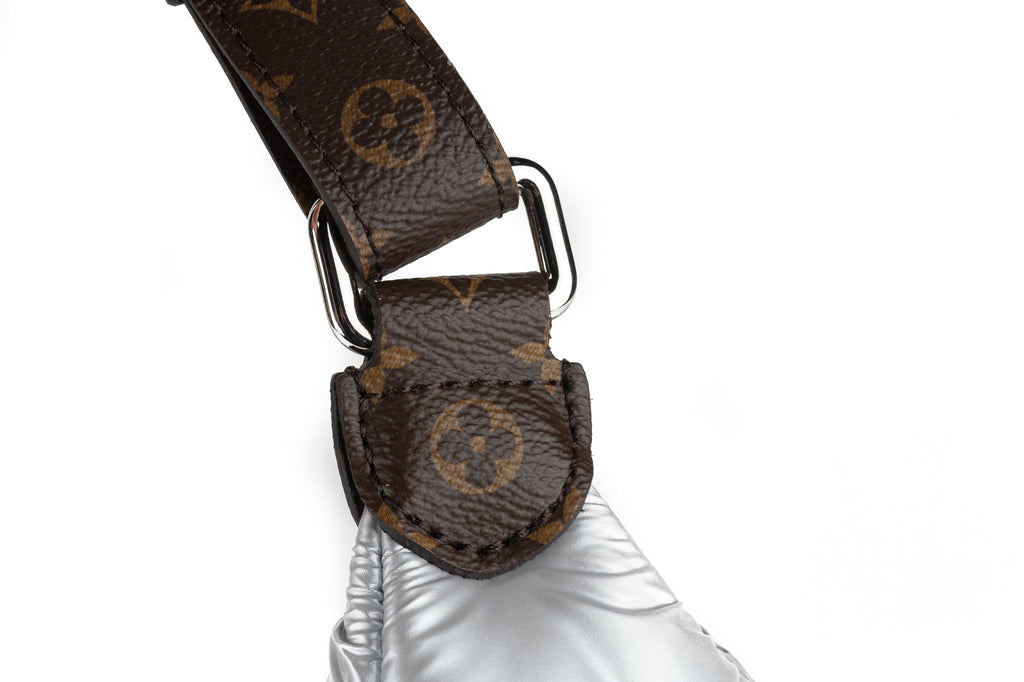 Vuitton NIB Silver Pillow Bumbag LOGO