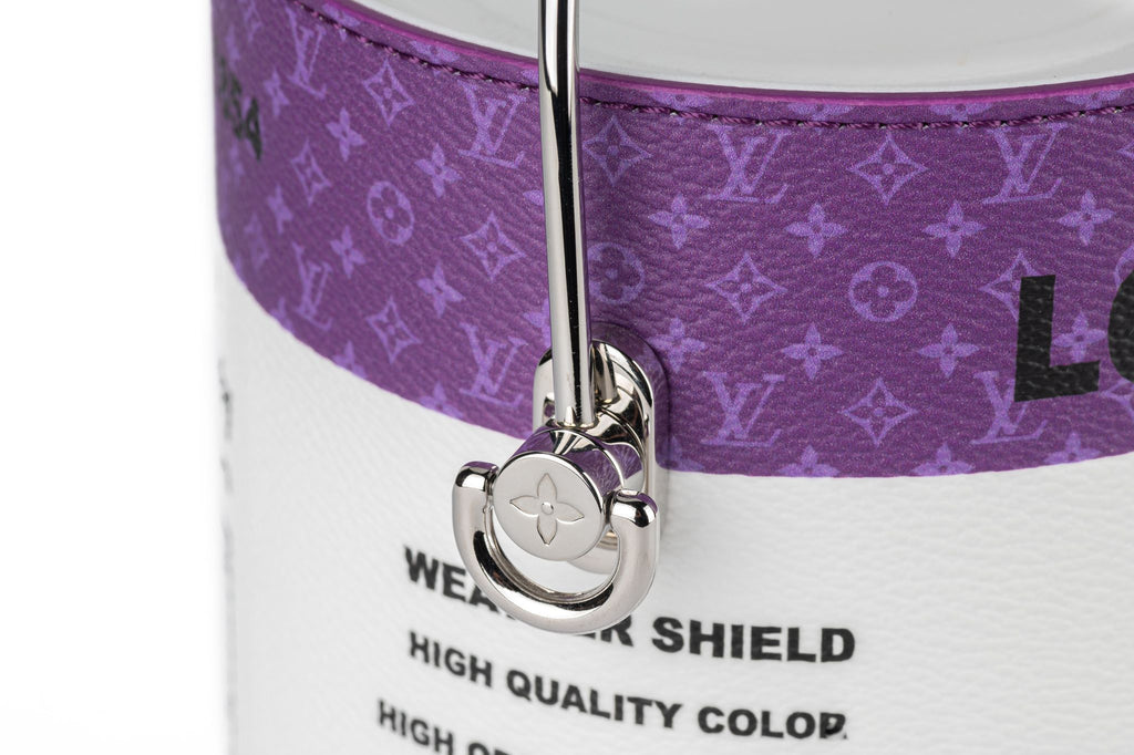 Vuitton NIB Paint Can Monogram Purple