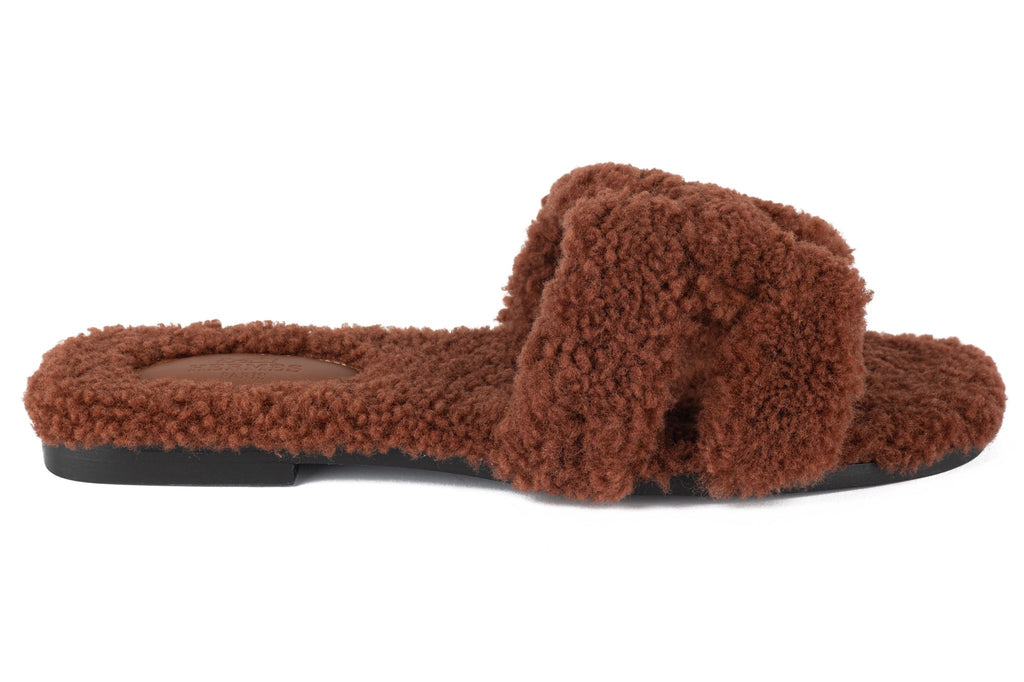 Hermes Shearling Oran Teddy Cognac BNIB
