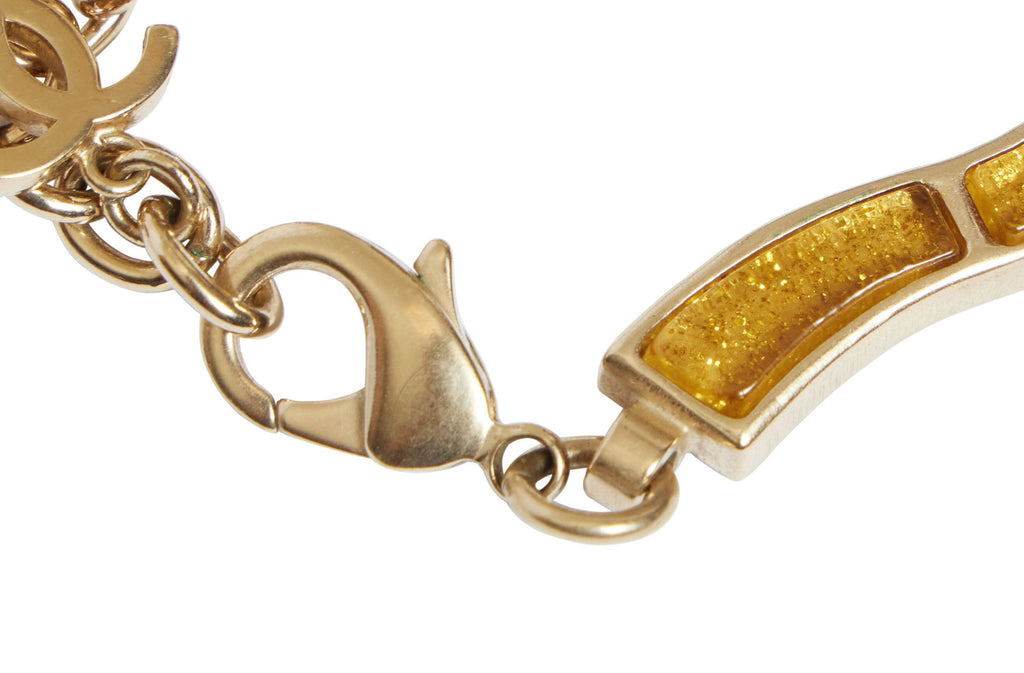 Chanel Maltese Cross Gripoix Necklace