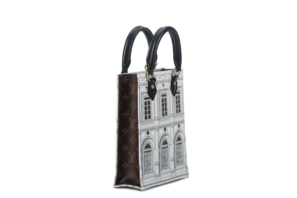 Vuitton Lim.Ed. Fornasetti Mini Sac Plat