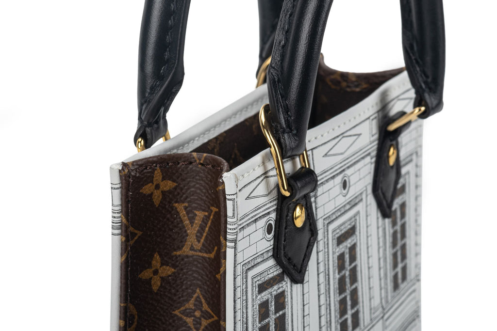 Vuitton Lim.Ed. Fornasetti Mini Sac Plat