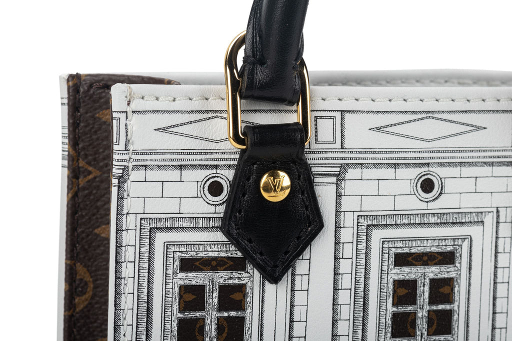 Vuitton Lim.Ed. Fornasetti Mini Sac Plat