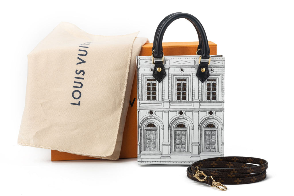 Vuitton Lim.Ed. Fornasetti Mini Sac Plat