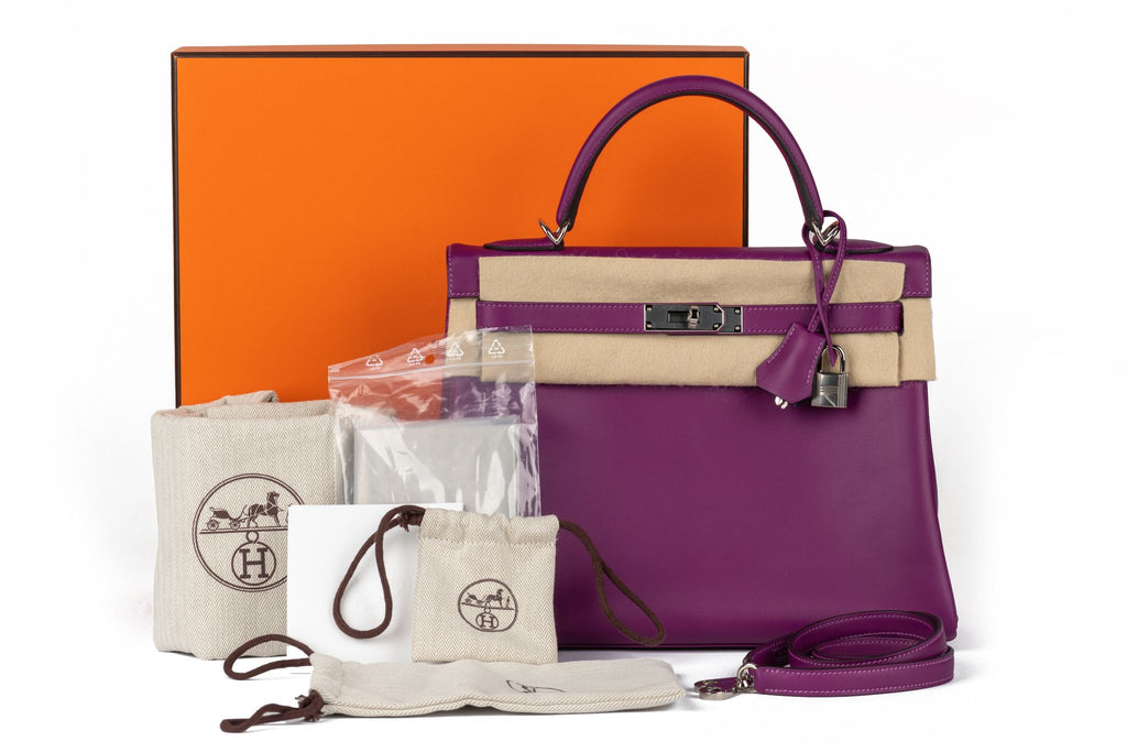 Hermès Kelly 32 Verso Anemone Thalassa