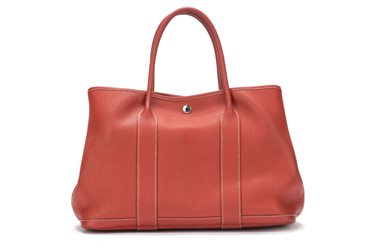 Hermès Large Garden Party Bag Sanguine