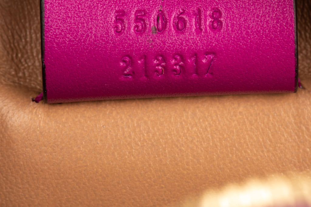 GUCCI Ophidia Watersnake Mini Round Bag